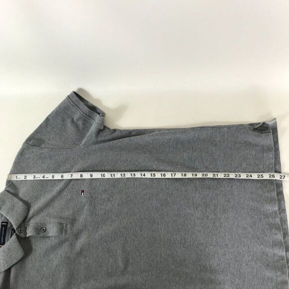 Tommy Hilfiger The 1985 Classic Fit Polo Shirt Men's Large Gray Casual Golf - Picture 8 of 11